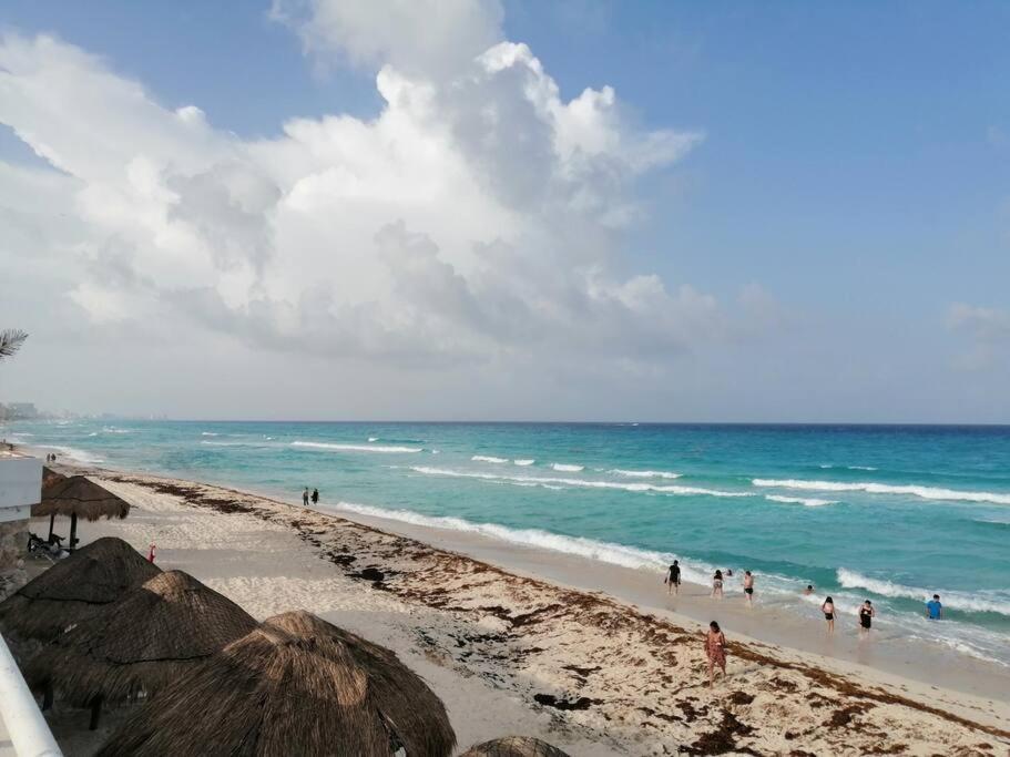 Confortable Depa En Condominio Frente Al Mar! Cancun Dış mekan fotoğraf
